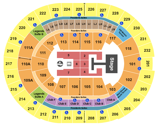 Kia Center Descendants & Zombies Seating Chart