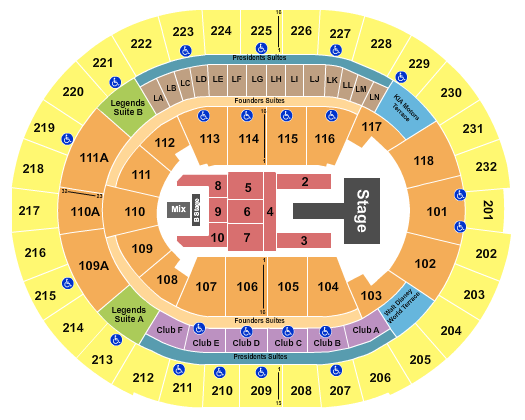 Kia Center J Balvin Seating Chart