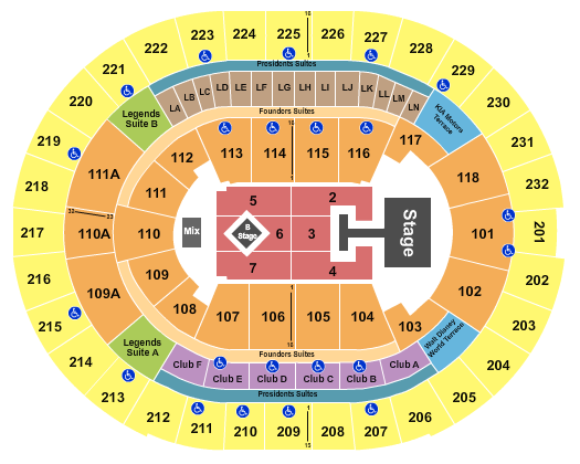 Kia Center Kylie Minogue Seating Chart