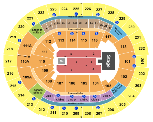 Kia Center Ricardo Montaner Seating Chart