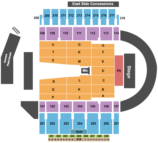 Niner Stadium Seating Chart