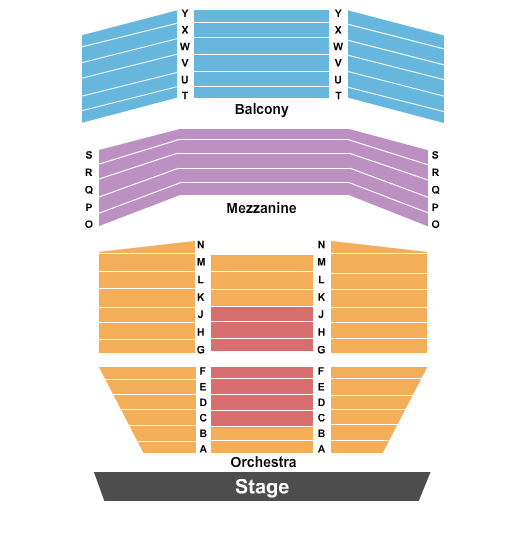Kimo Theatre Seating Chart