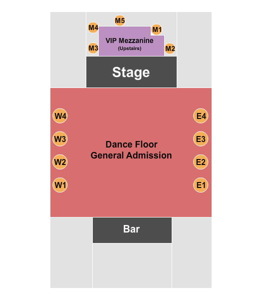 Kingdom Nightclub Seating Chart