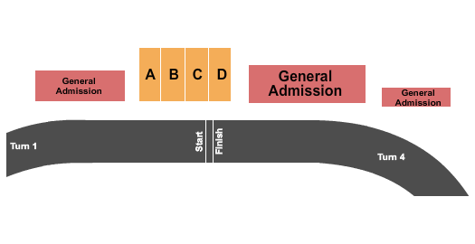 Kings Speedway Racing Seating Chart