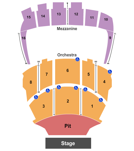 Kings Theatre - NY Seating Chart