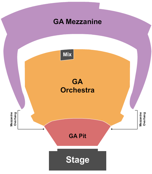 Kings Theatre - NY Section GA Seating Chart