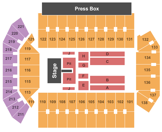 Kinnick Stadium Blake Shelton Seating Chart