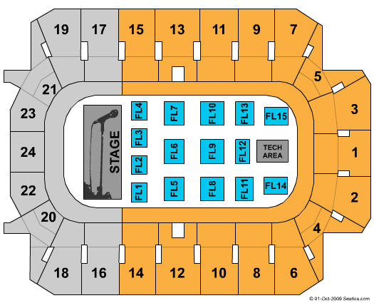 Kitchener Memorial Auditorium Bob Dylan Seating Chart