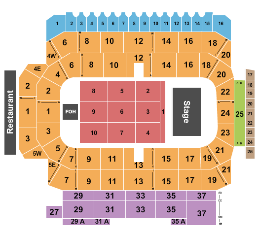 Kitchener Memorial Auditorium Seating Chart