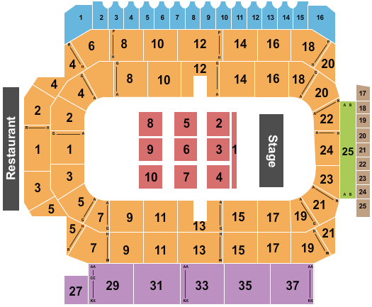 Kitchener Memorial Auditorium Jerry Seinfeld Seating Chart