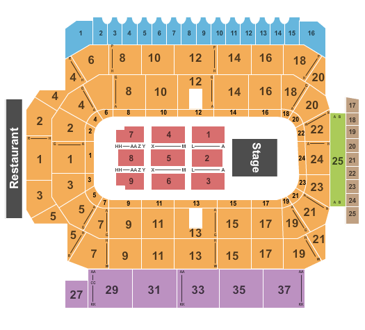 Erie Otters Seating Chart