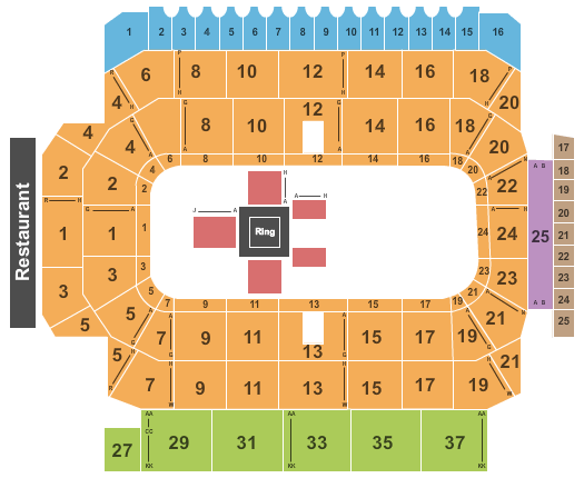 Kitchener Memorial Auditorium WWE Seating Chart