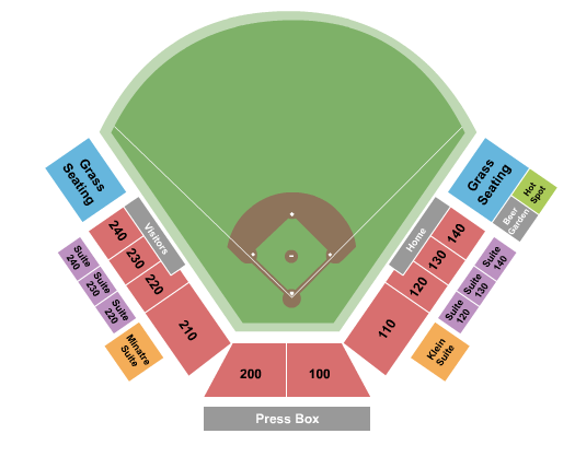 Klein Family Field Baseball Seating Chart