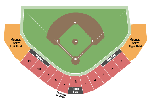 Klein Field At Sunken Diamond Baseball 2019 Seating Chart