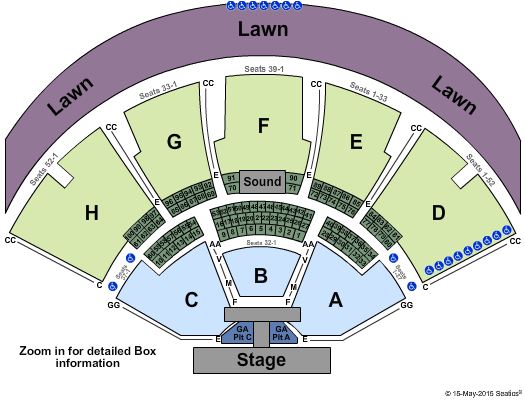 Ruoff Music Center Rascal Flatts Seating Chart