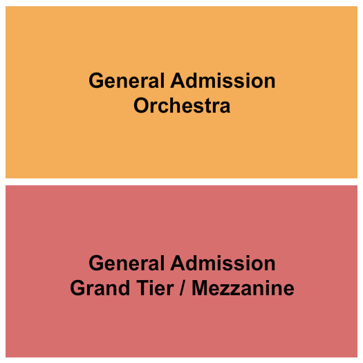 Knight Theatre at Levine Center for the Arts GA Orch & Mezz Seating Chart