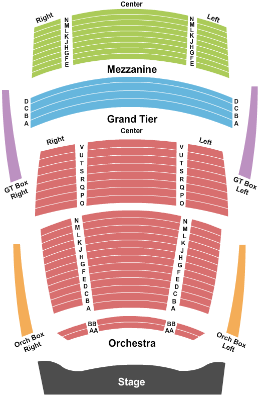 Knight Theatre Seating Chart & Maps Charlotte