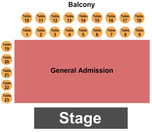 Knitting Factory Concert House - Boise Seating Chart