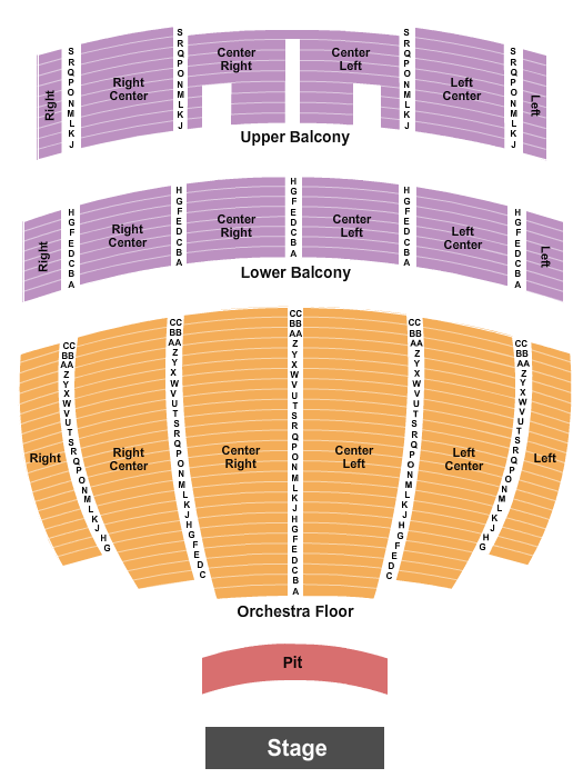 Knoxville Civic Auditorium Endstage GA Pit Seating Chart