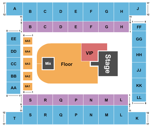 Knoxville Civic Coliseum Cody Johnson Seating Chart