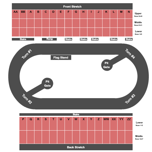 Knoxville Raceway Seating Chart Star Tickets