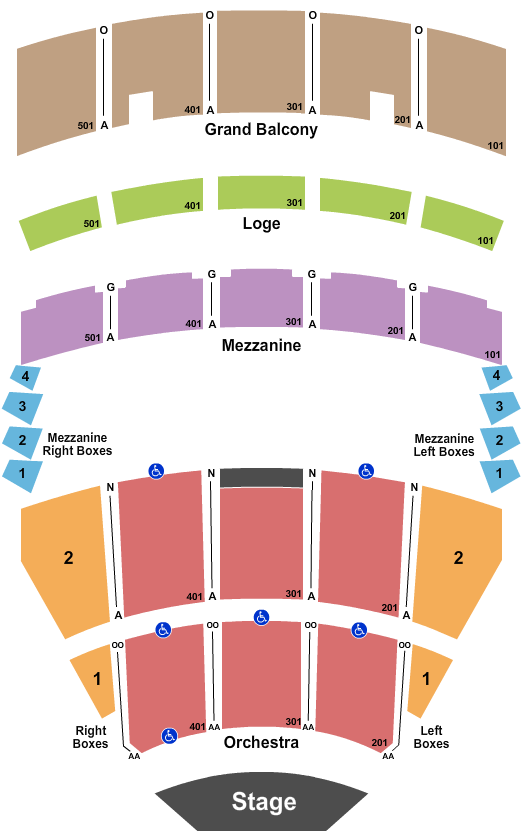 Kodak Hall At Eastman Theatre Seating Chart
