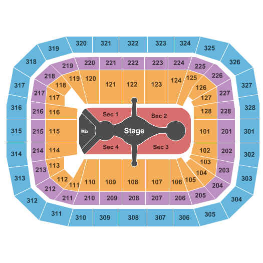 Kohl Center Carrie Underwood Seating Chart