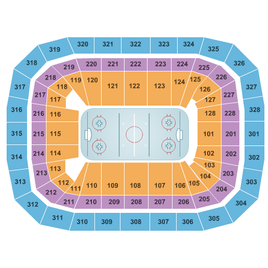seating chart for Kohl Center - Hockey - eventticketscenter.com