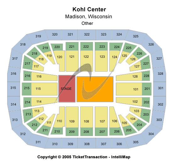 Kohl Center Other Seating Chart