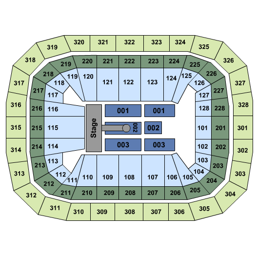 Kohl Center Shania Twain Seating Chart