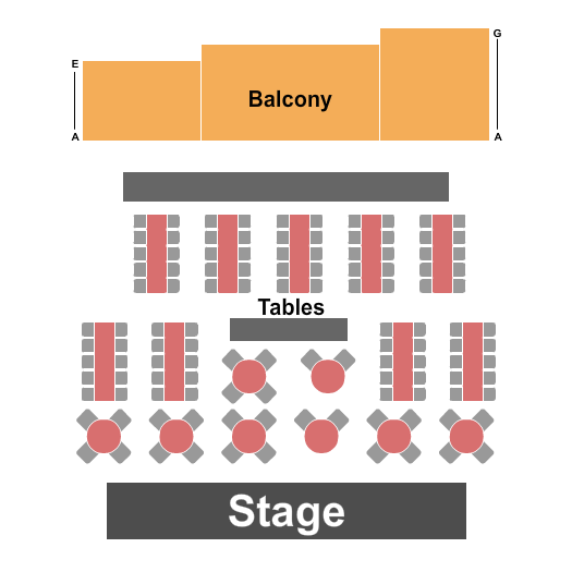 Komedia - Bath Endstage Tables Seating Chart