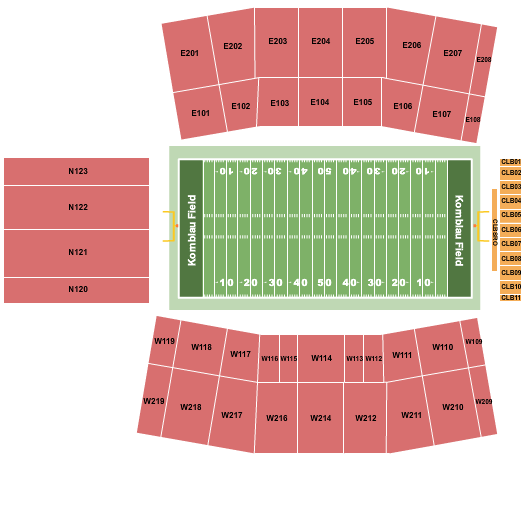 Kornblau Field at S.B. Ballard Stadium Football2 Seating Chart