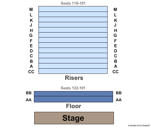 Kravis Center - Helen K. Persson Hall End Stage Seating Chart