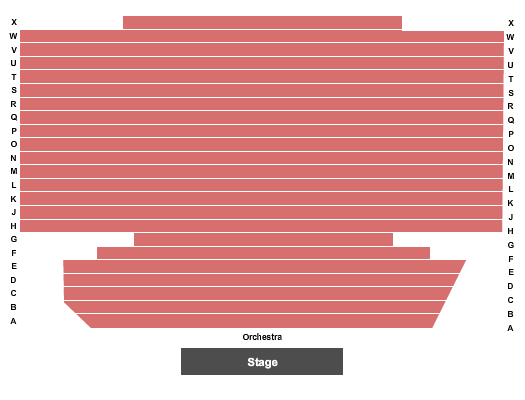 Corson Auditorium Seating Map