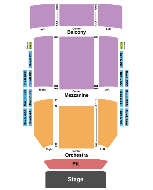 Kuss Auditorium At Clark State Community College Endstage-2 Seating Chart