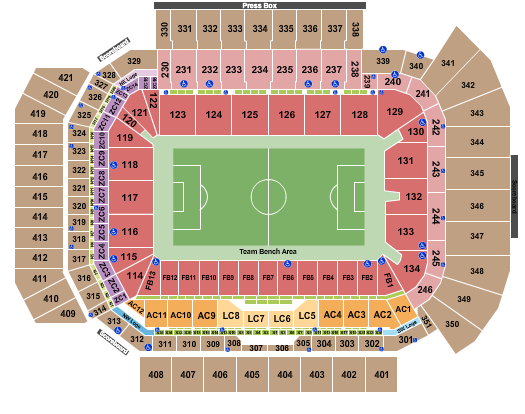 Kyle Field Soccer Seating Chart