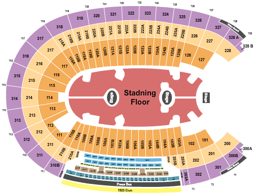 Los Angeles Memorial Coliseum Fred Again Seating Chart