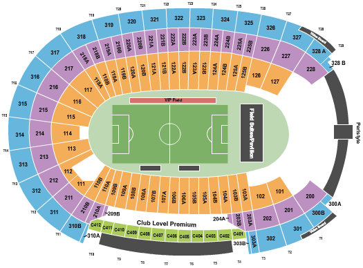 Los Angeles Memorial Coliseum Soccer 2 Seating Chart