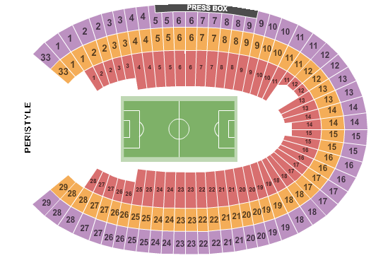 Los Angeles Memorial Coliseum Soccer Seating Chart