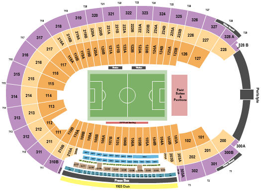 Los Angeles Memorial Coliseum Soccer Seating Chart