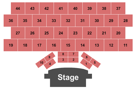 L'Auberge Casino & Hotel Baton Rouge Endstage Tables 2 Seating Chart