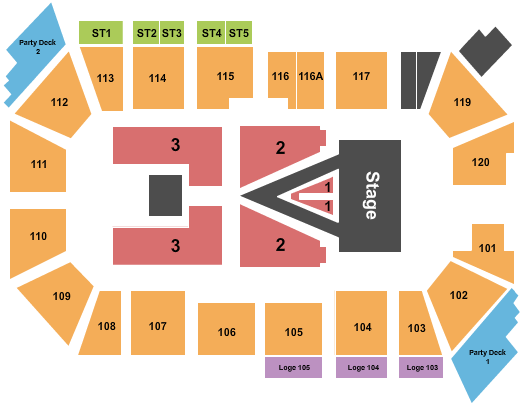 Trinity Health Arena For King And Country Seating Chart
