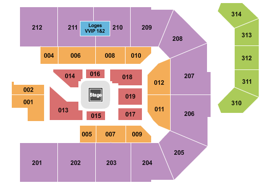 LDLC Arena WWE: Backlash Seating Chart