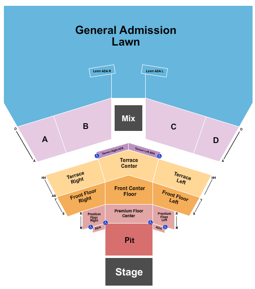 Amphitheater At Bald Hill Seating Chart