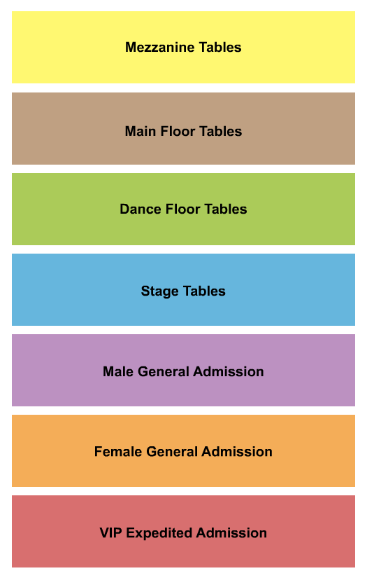 LIV At Fontainebleau Seating Chart