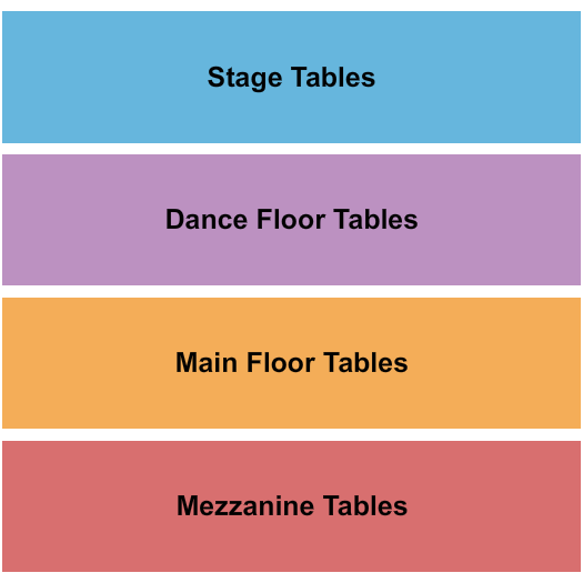 LIV At Fontainebleau Tables Seating Chart