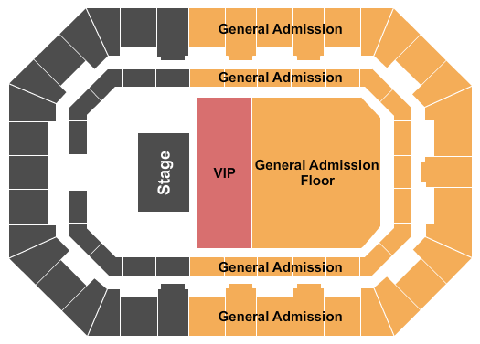 La Crosse Center Hairball Seating Chart