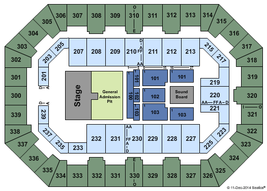 La Crosse Center Lee Brice Seating Chart