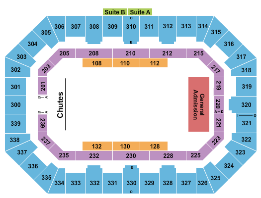 La Crosse Center Rodeo 2 Seating Chart