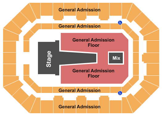 La Crosse Center Shinedown Seating Chart